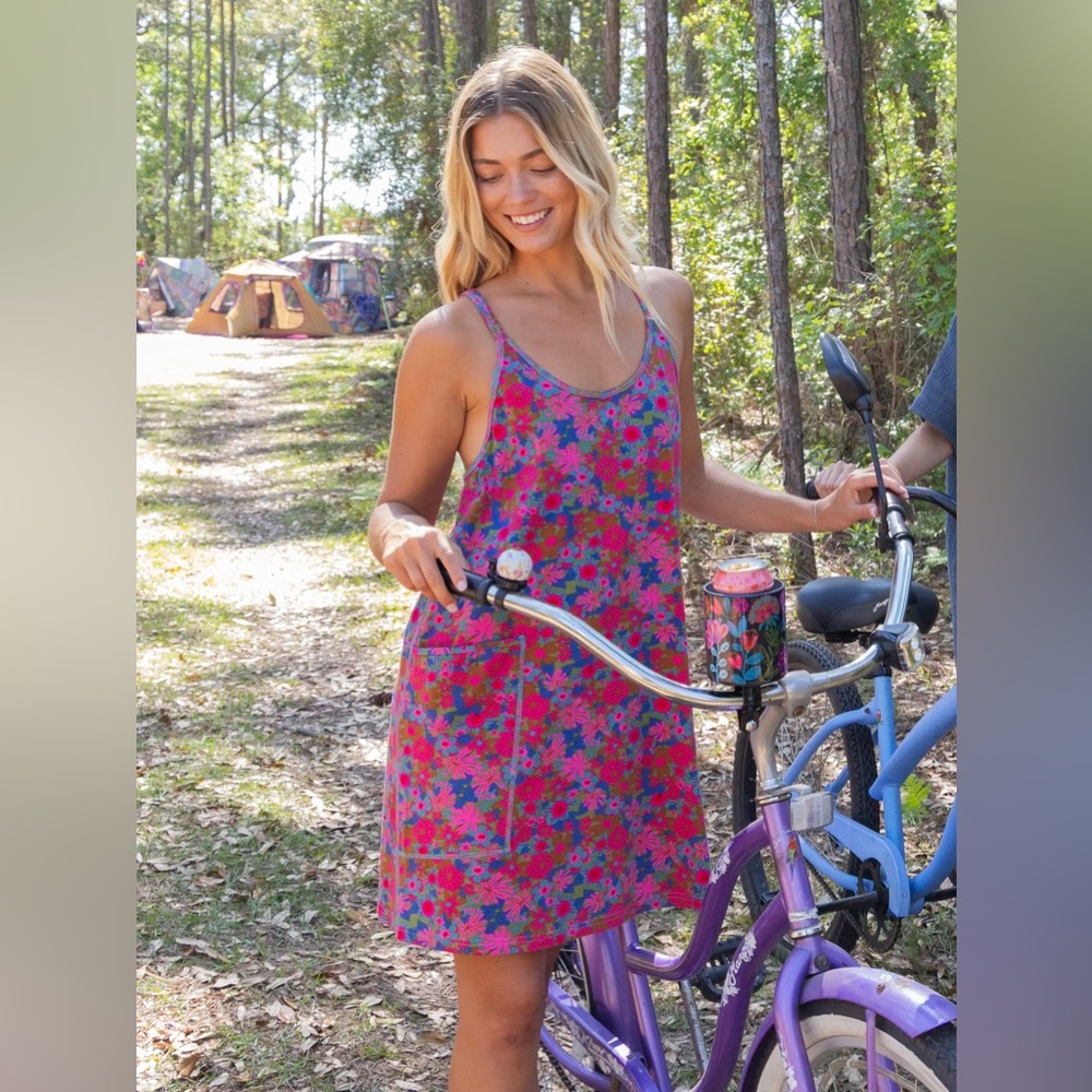 🌙NATURAL LIFE Lucy Mini Dress - Rust Orchid Pink🌙